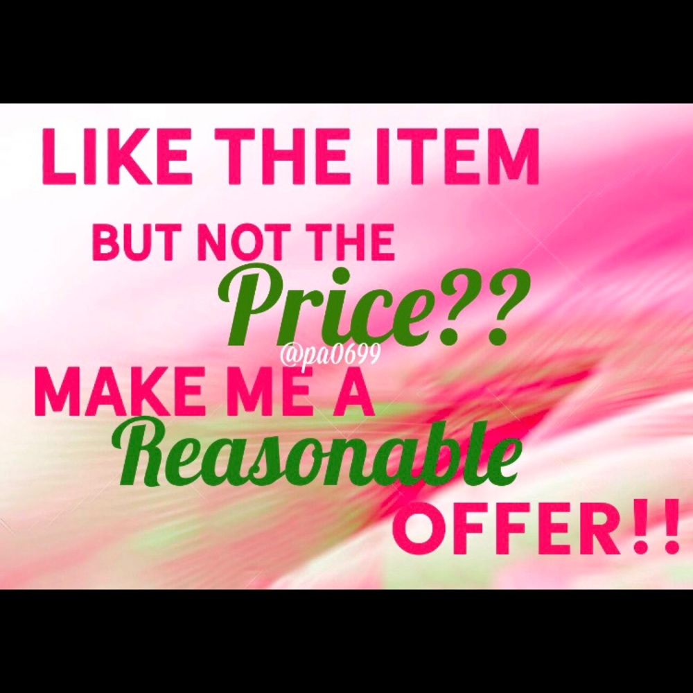 Make Me a Reasonable Offer!!⭐️🌟